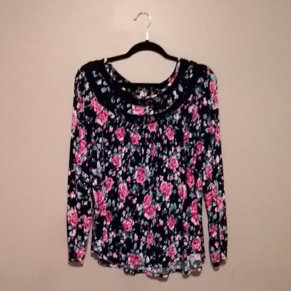 Floral Peasant Shirt